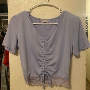 Purple romwe top (size small)
